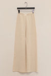 SWAYING/KNIT textured straight pants SW24SS3B11 white